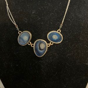 Really pretty geode look necklace.